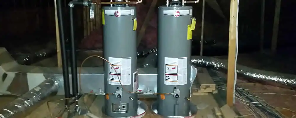 Tankless water heater installation for home hot water in Nashville, TN